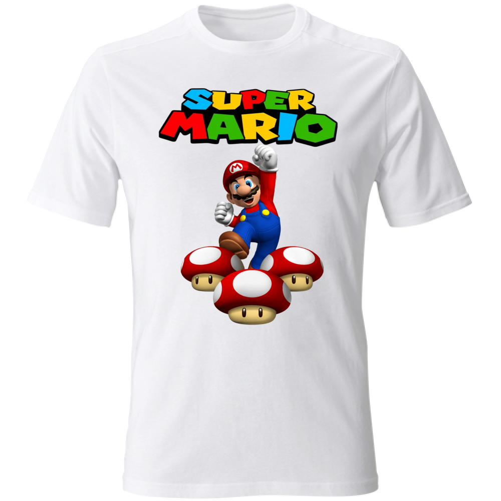 T-SHIRT BAMBINI UNISEX MARIO BROS