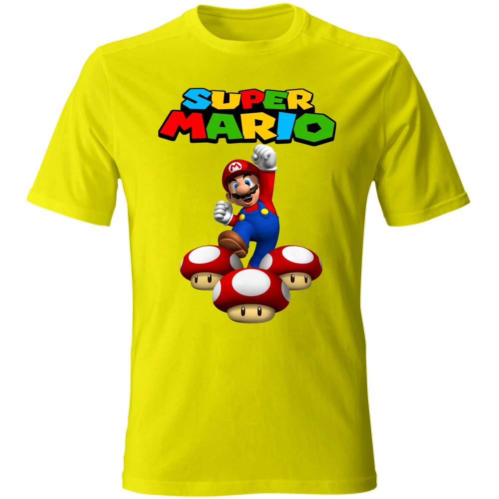 T-SHIRT BAMBINI UNISEX MARIO BROS